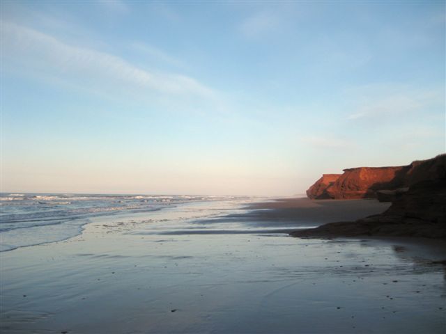 Beach view near Grand Chalet