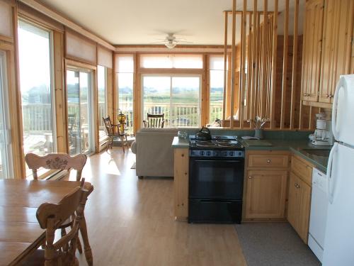 Fully equipped kitchen at Mostly Dune